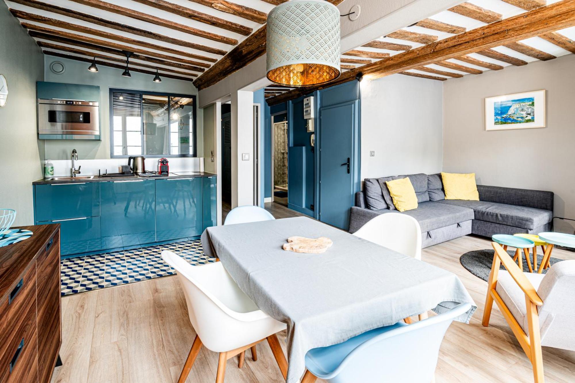 Апартаменти Cosy Loft - Plein Centre D'Онфлер Екстер'єр фото